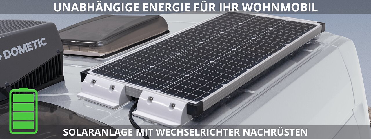Solaranlage montieren Wohnmobil Werkstatt Solaranlage inkl. Einbau für Wohnmobile in Werkstatt