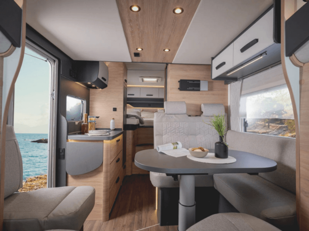 Wohnmobil Verkauf im Rhein-Neckar-Kreis wendiges Wohnmobil mit viel Platz im Wohnraum, Küche, Bad, Toilette