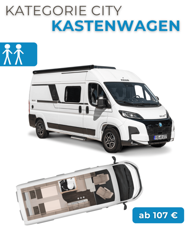 Wohnmobil-Vermietung Fahrzeug Kategorie City Wohnmobil-Vermietung Camper mieten Kategorie City
