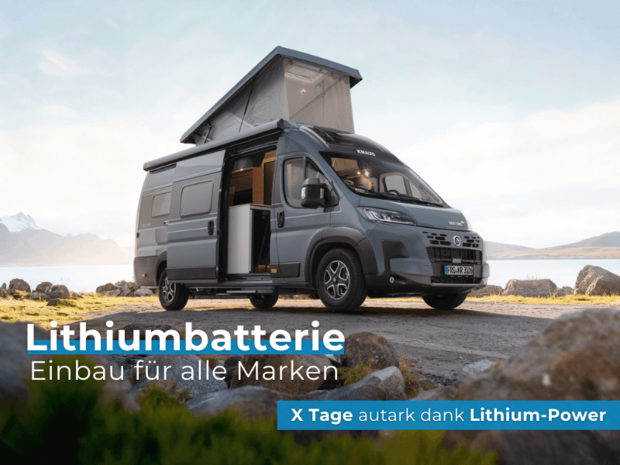 Lithiumbatterie mit Einbau für alle Marken Lithiumbatterie inkl. Einbau für alle Marken