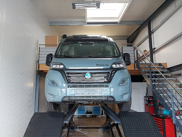 Wohnmobil-Werkstatt für Kastenwagen, teilintegrierte, vollintegrierte & Alkoven Werkstatt für Wohnmobile und Reisemobile - Speyer 67346, Hockenheim 68766