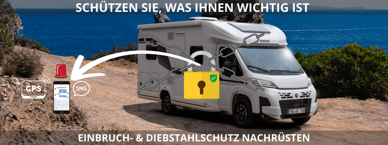 Alarmanlagen, Einbruchschutz und Diebstahlschutz nachrüsten bei Wohnmobilen Alarmanlagen, Einbruchschutz und Diebstahlschutz nachrüsten für Wohnmobile