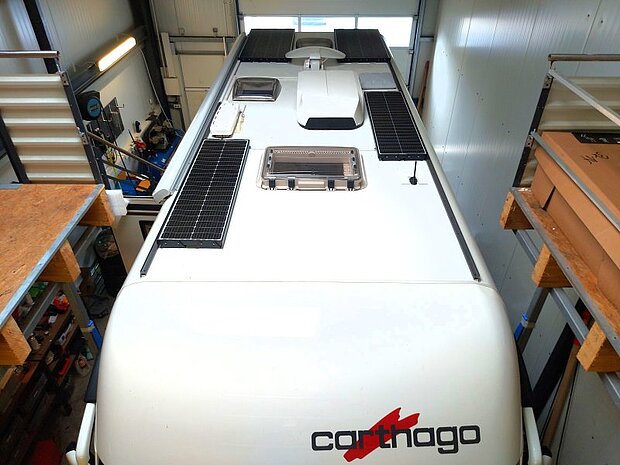 Solaranlage einbauen, Beratung Wohnmobile & Camper Wohnmobil Werkstatt Solaranlage nachrüsten